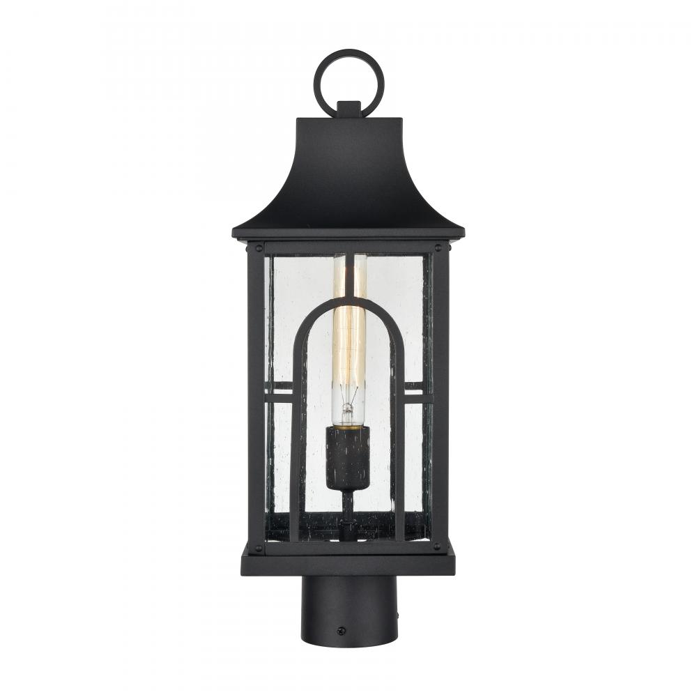 Triumph 19.75'' High 1-Light Outdoor Post Light - Textured Black