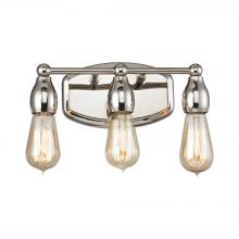 ELK Home Plus 31971/3 - Vernon 3-Light Vanity Lamp in Polished Nickel