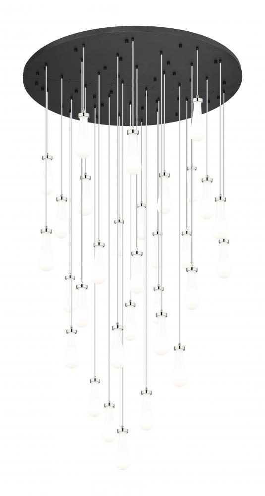 Owego - 31 Light - 60 inch - Brushed Polished Nickel - Multi Pendant