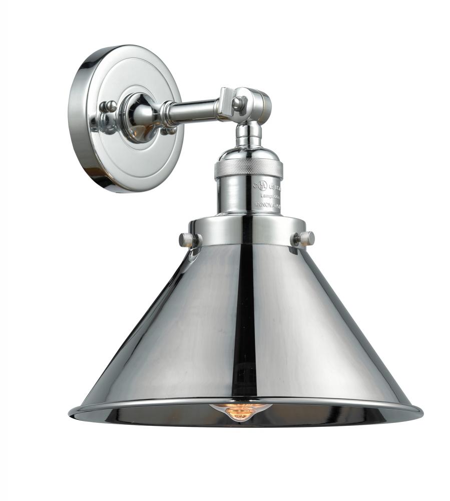 Briarcliff - 1 Light - 10 inch - Polished Chrome - Adjustable Sconce