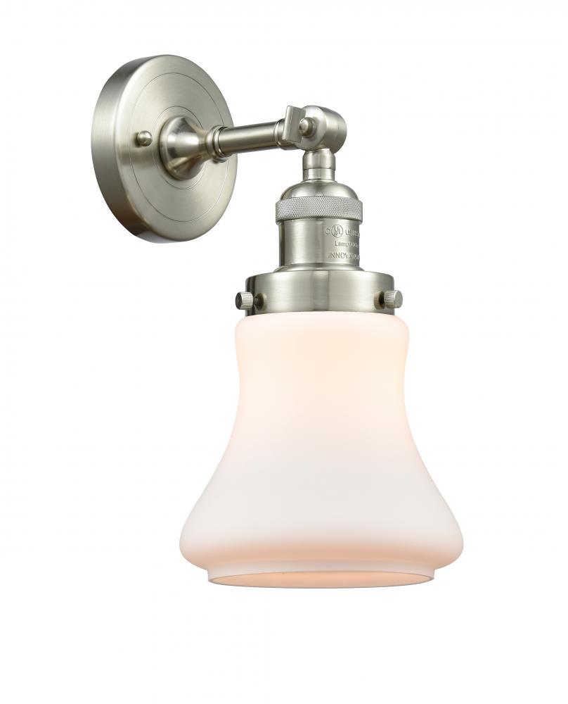 Bellmont - 1 Light - 7 inch - Brushed Satin Nickel - Adjustable Sconce