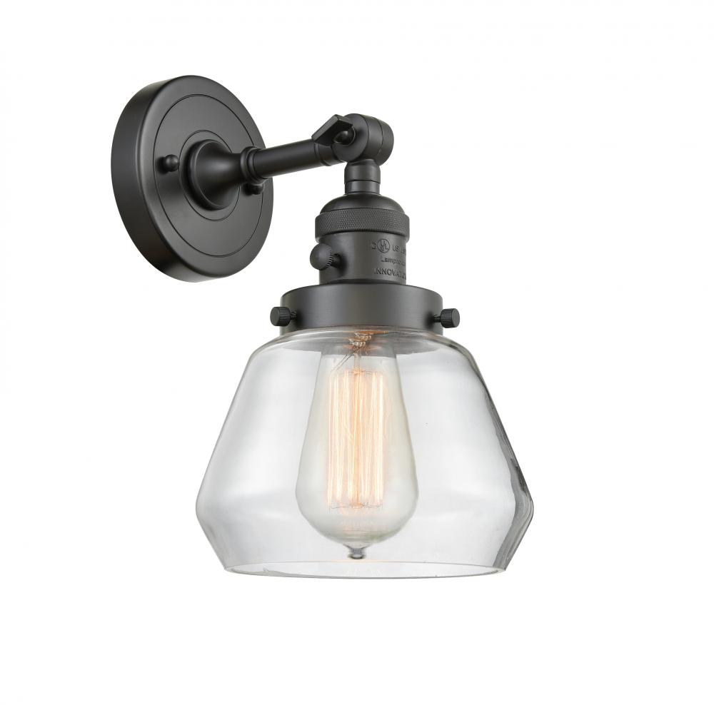 Fulton - 1 Light - 7 inch - Oil Rubbed Bronze - Adjustable Sconce