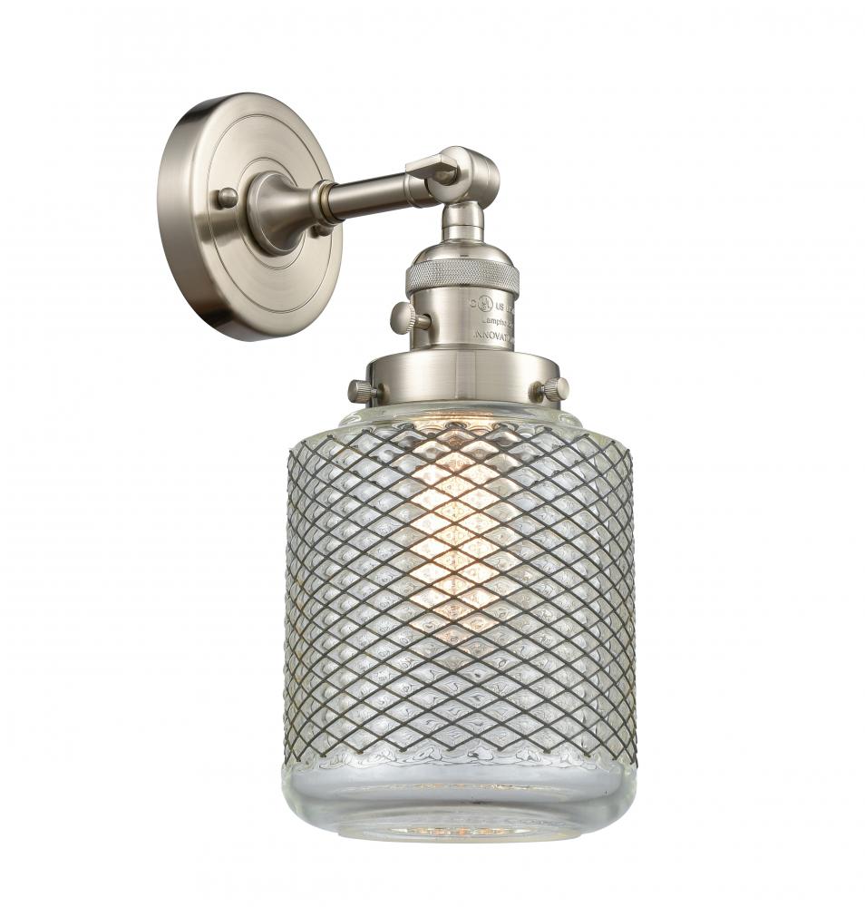 Stanton - 1 Light - 6 inch - Brushed Satin Nickel - Adjustable Sconce