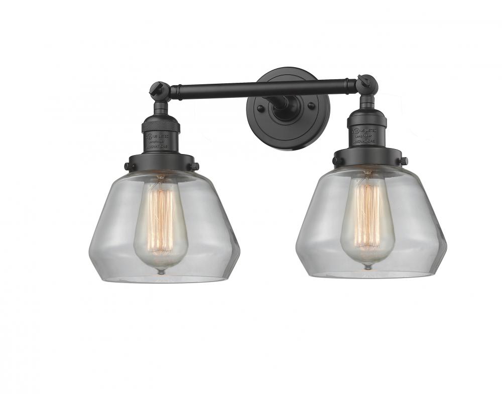 Fulton - 2 Light - 17 inch - Oil Rubbed Bronze - Adjustable Bath Vanity Light