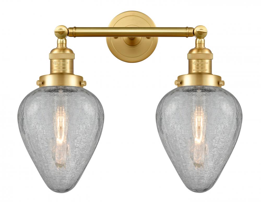 Geneseo - 2 Light - 17 inch - Satin Gold - Adjustable Bath Vanity Light