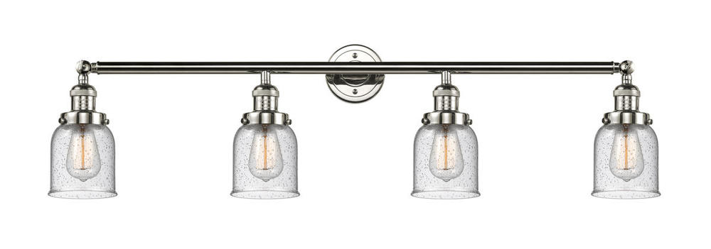 Bell - 4 Light - 42 inch - Polished Nickel - Adjustable Bath Vanity Light