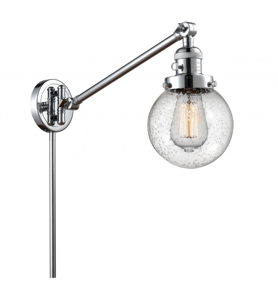 Beacon - 1 Light - 6 inch - Polished Chrome -Adjustable Swing Arm