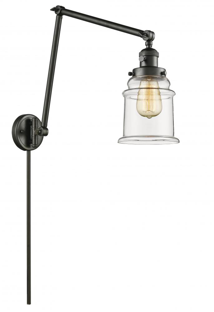 Canton - 1 Light - 6 inch - Oil Rubbed Bronze -Adjustable Swing Arm