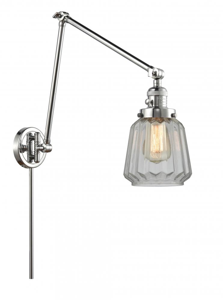 Chatham - 1 Light - 8 inch - Polished Chrome -Adjustable Swing Arm