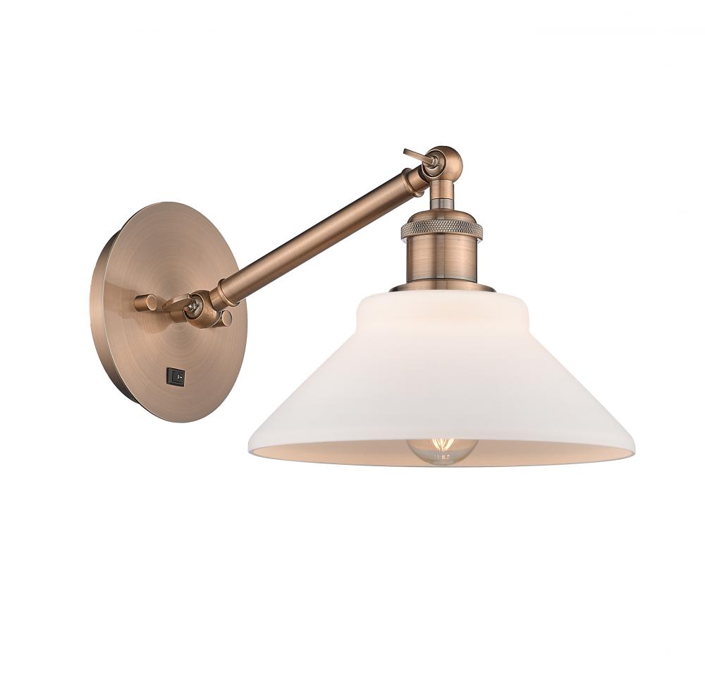 Orwell - 1 Light - 8 inch - Antique Copper - Adjustable Sconce