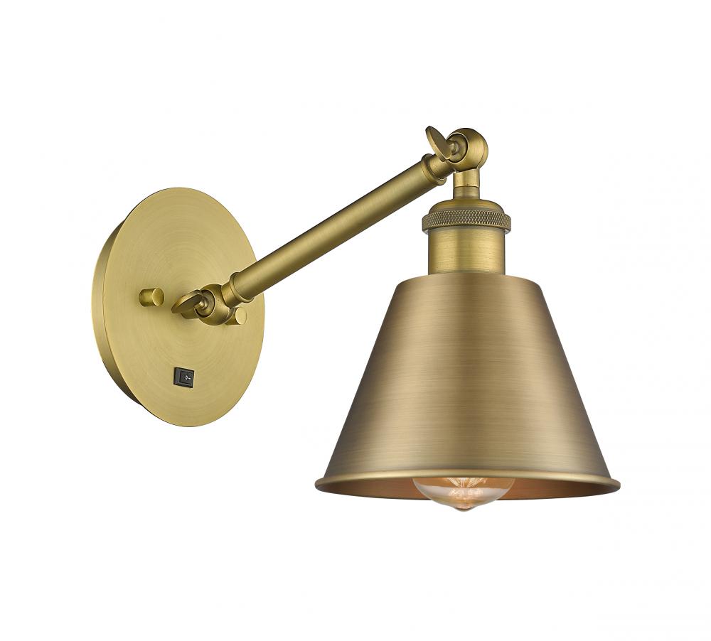 Smithfield - 1 Light - 7 inch - Brushed Brass - Adjustable Sconce