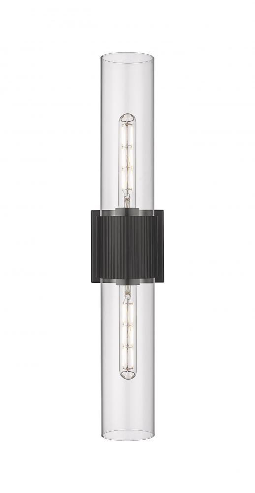Bolivar - 2 Light - 5 inch - Matte Black - Bath Vanity Light