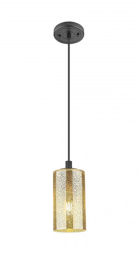 Crown Point - 1 Light - 5 inch - Matte Black - Pendant