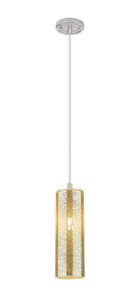 Crown Point - 1 Light - 5 inch - Satin Nickel - Pendant