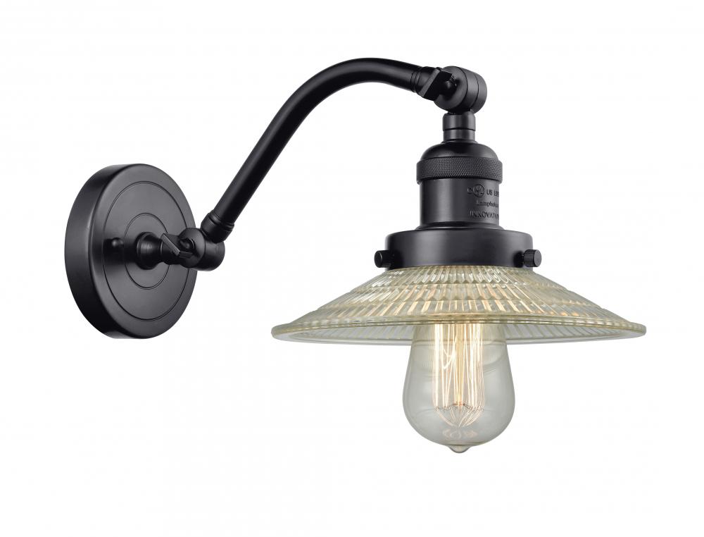 Halophane - 1 Light - 9 inch - Matte Black - Adjustable Sconce