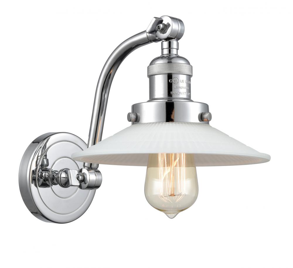 Halophane - 1 Light - 9 inch - Polished Chrome - Adjustable Sconce