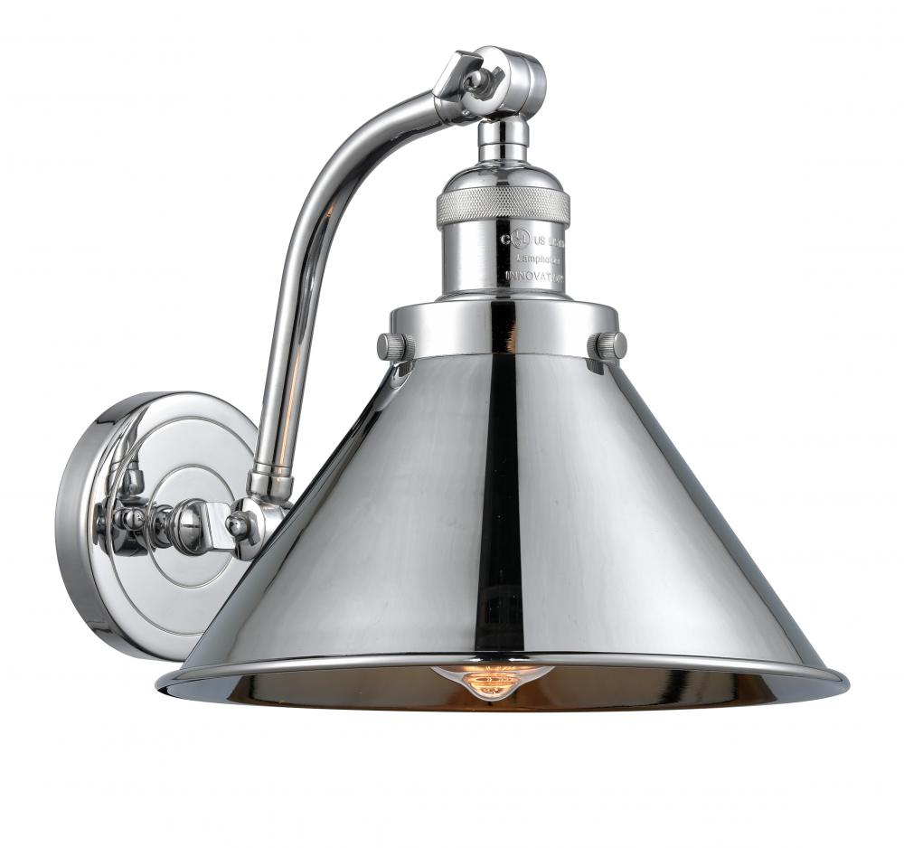 Briarcliff - 1 Light - 10 inch - Polished Chrome - Adjustable Sconce