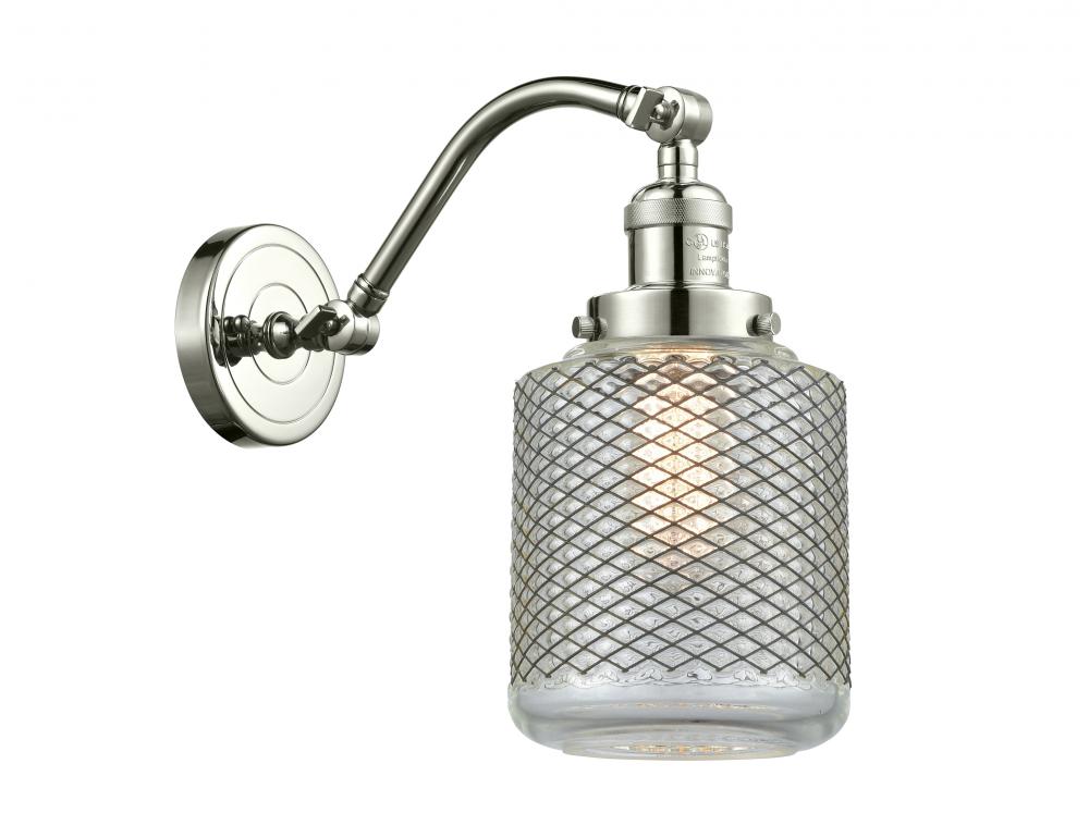 Stanton - 1 Light - 6 inch - Polished Nickel - Adjustable Sconce