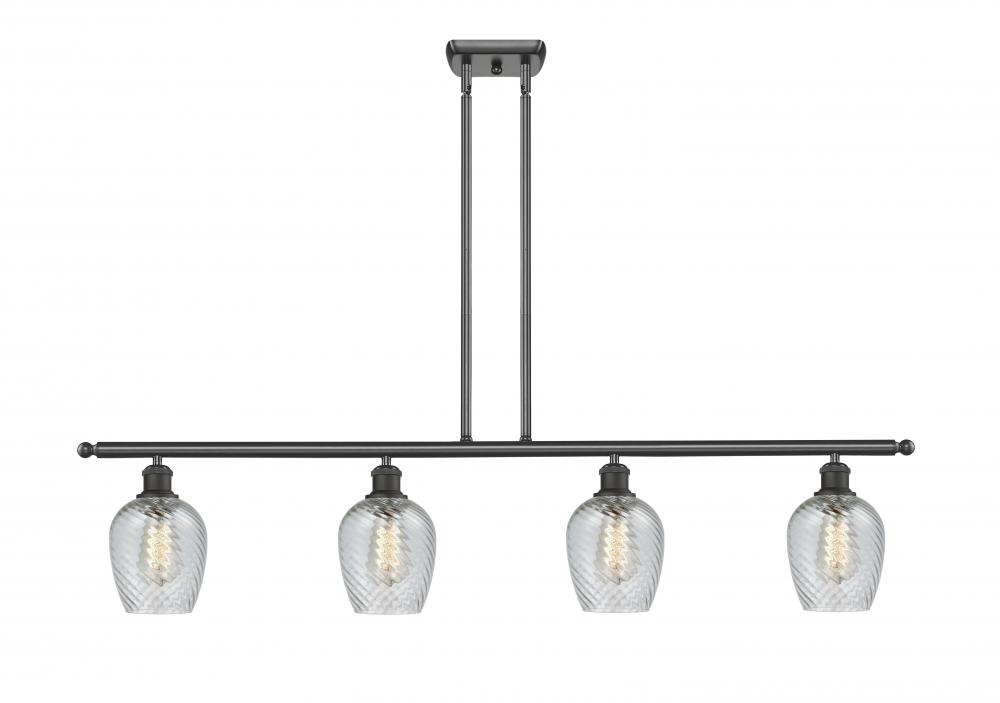 Salina - 4 Light - 48 inch - Oil Rubbed Bronze - Cord hung - Island Light