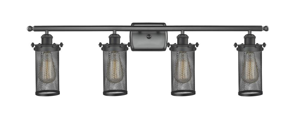 Bleecker - 4 Light - 34 inch - Polished Chrome - Bath Vanity Light