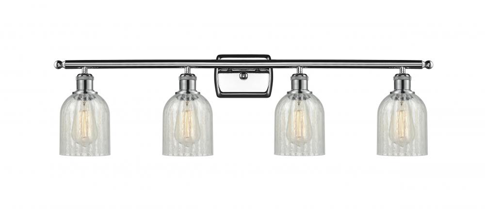 Caledonia - 4 Light - 35 inch - Polished Chrome - Bath Vanity Light