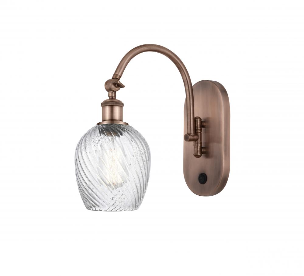 Salina - 1 Light - 6 inch - Antique Copper - Adjustable Swing Arm