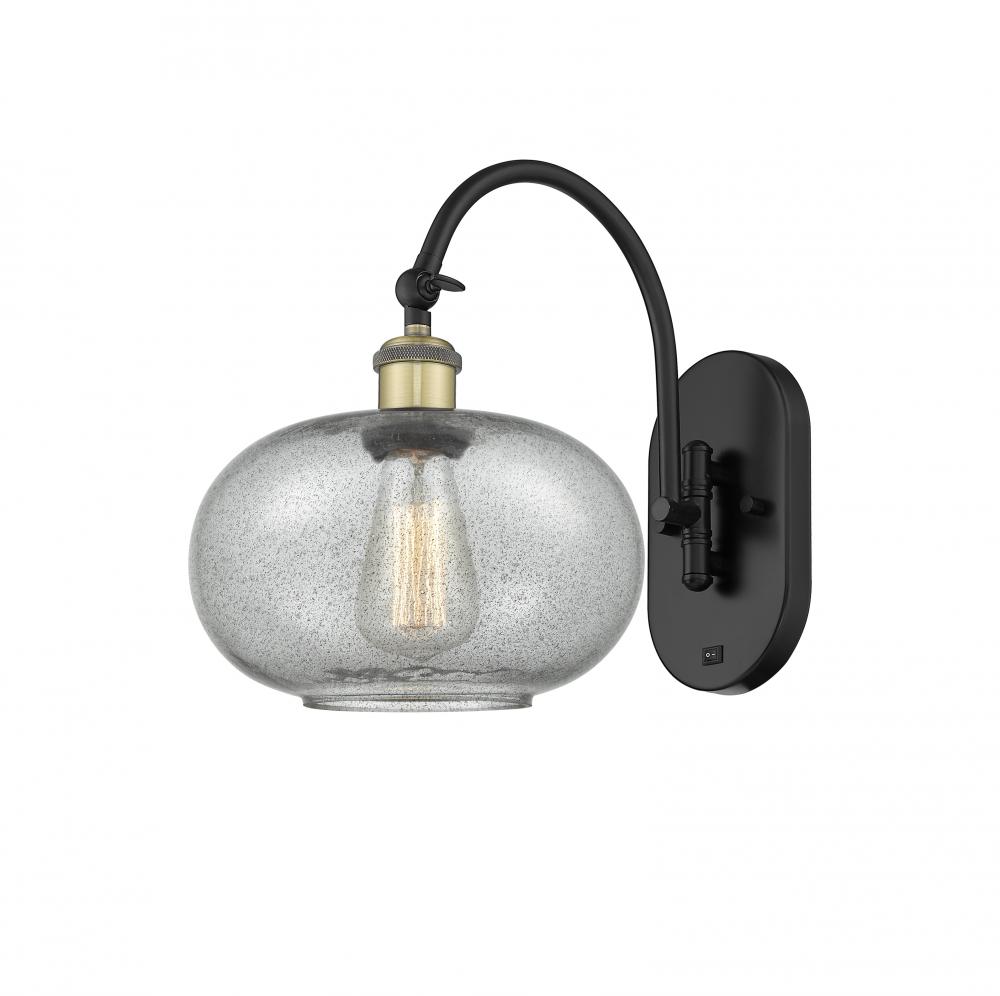 Gorham - 1 Light - 10 inch - Black Antique Brass - Adjustable Swing Arm