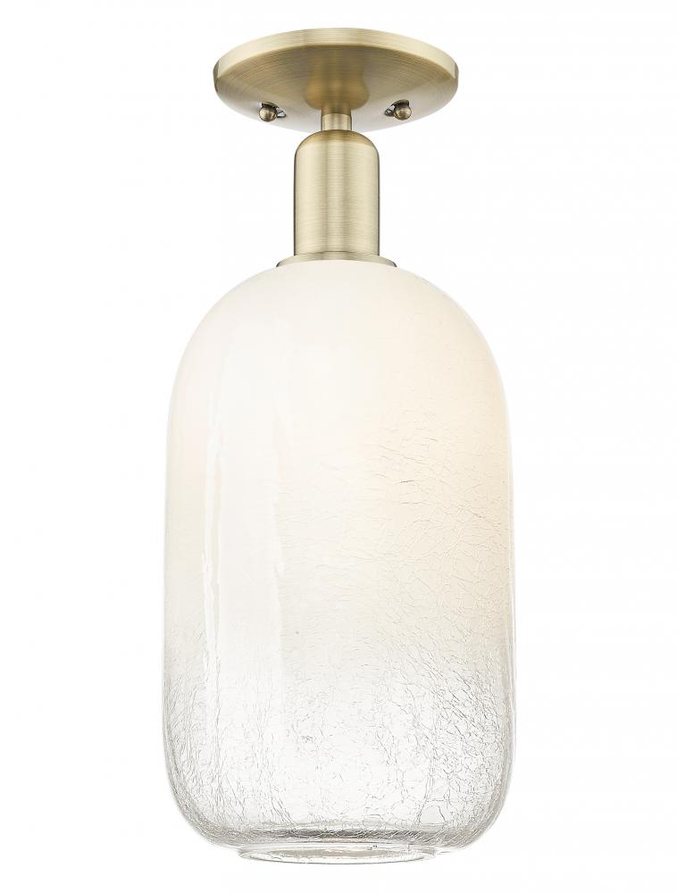 Brookhaven Cloche - 1 Light - 6 inch - Antique Brass - Semi-Flush Mount