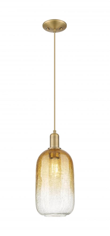 Brookhaven Cloche - 1 Light - 6 inch - Polished Chrome - Cord hung - Mini Pendant