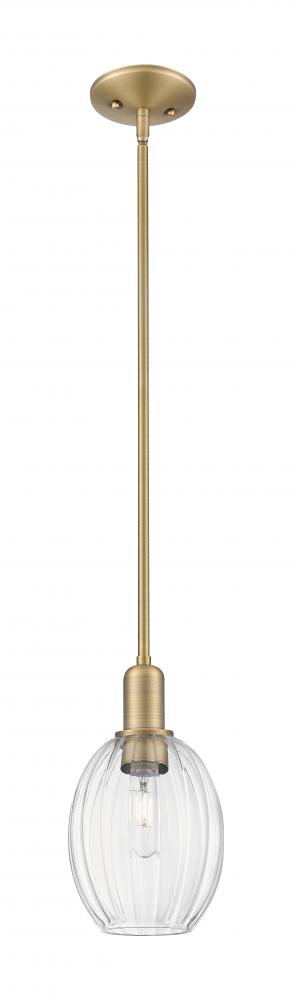 Preston - 1 Light - 6 inch - Brushed Brass - Mini Pendant