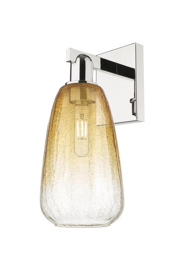 Brookhaven Almond - 1 Light - 6 inch - Polished Nickel - Sconce