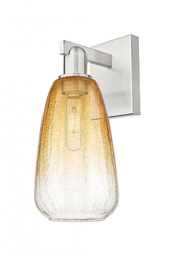 Brookhaven Almond - 1 Light - 6 inch - Brushed Satin Nickel - Sconce