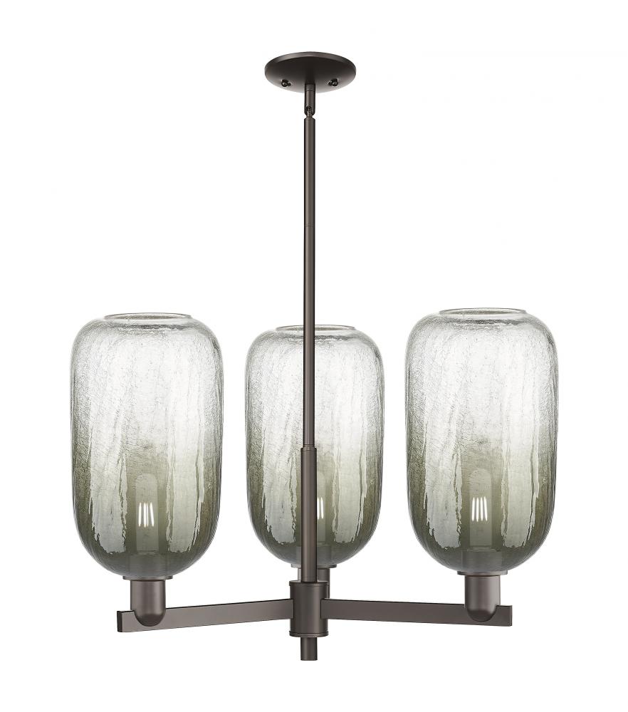 Brookhaven Cloche - 3 Light - 18 inch - Oil Rubbed Bronze - Flush Mount