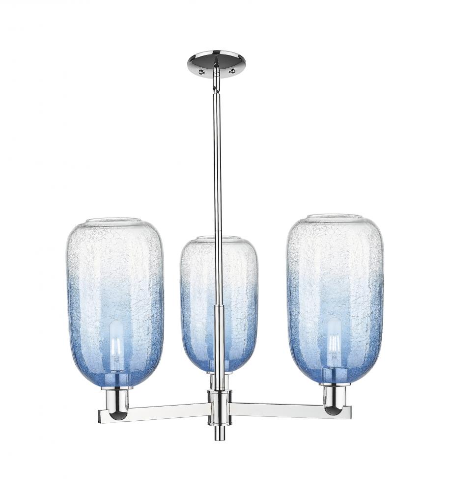 Brookhaven Cloche - 3 Light - 18 inch - Polished Chrome - Flush Mount