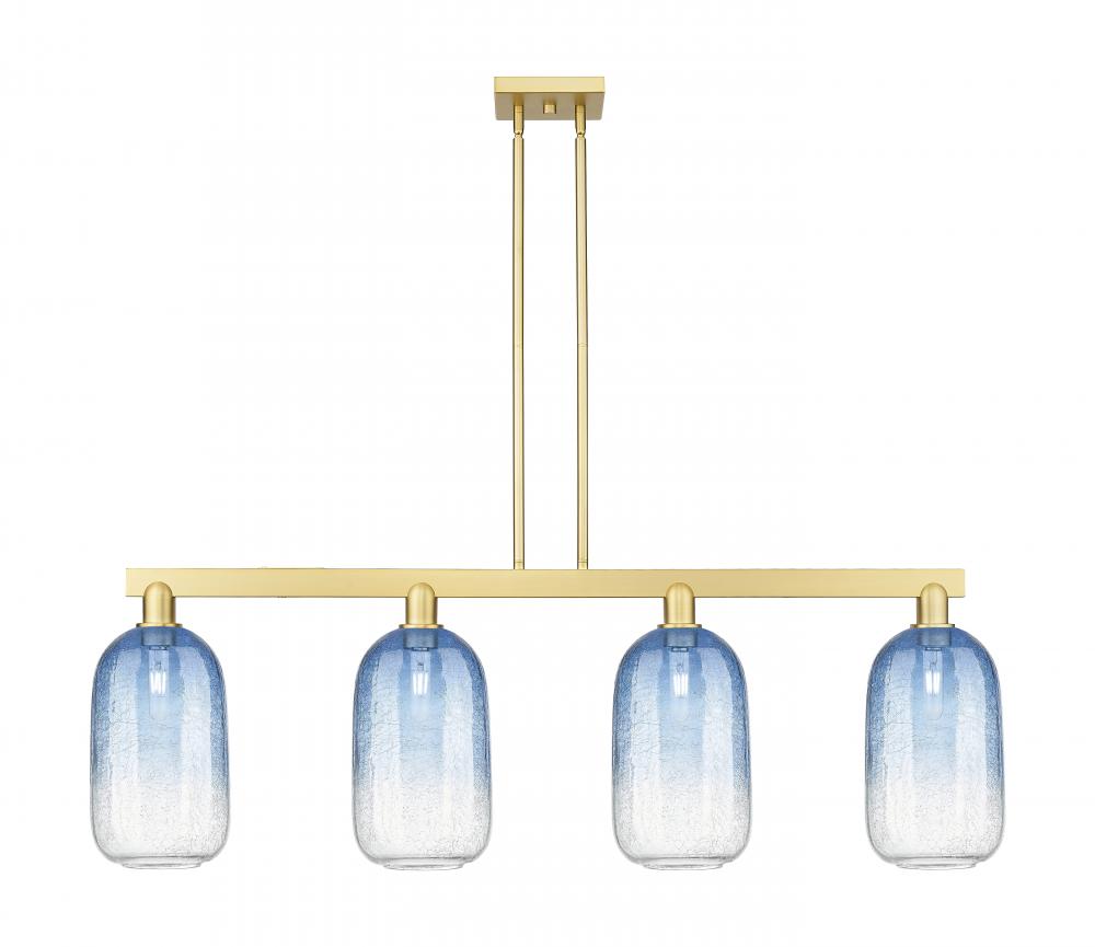 Brookhaven Cloche - 4 Light - 48 inch - Satin Gold - Cord hung - Island Light