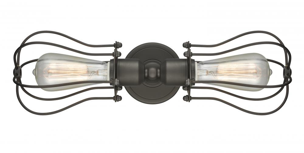 Muselet - 2 Light - 18 inch - Oil Rubbed Bronze - Bath Vanity Light