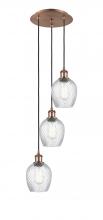 Innovations Lighting 113B-3P-AC-G292 - Salina - 3 Light - 12 inch - Antique Copper - Cord Hung - Multi Pendant