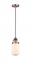 Innovations Lighting 201CSW-AC-G311 - Dover - 1 Light - 5 inch - Antique Copper - Cord hung - Mini Pendant