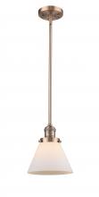 Innovations Lighting 201S-AC-G41-LED - Cone - 1 Light - 8 inch - Antique Copper - Stem Hung - Mini Pendant