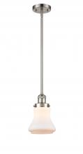 Innovations Lighting 201S-SN-G191-LED - Bellmont - 1 Light - 7 inch - Brushed Satin Nickel - Stem Hung - Mini Pendant