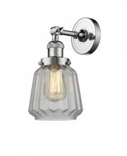 Innovations Lighting 203-PC-G142 - Chatham - 1 Light - 7 inch - Polished Chrome - Adjustable Sconce