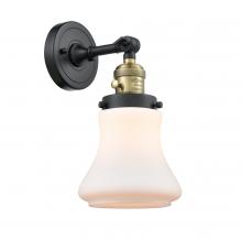 Innovations Lighting 203SW-BAB-G191 - Bellmont - 1 Light - 7 inch - Black Antique Brass - Adjustable Sconce