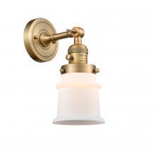 Innovations Lighting 203SW-BB-G181S-LED - Canton - 1 Light - 5 inch - Brushed Brass - Adjustable Sconce