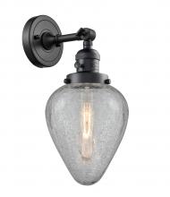 Innovations Lighting 203SW-BK-G165 - Geneseo - 1 Light - 7 inch - Matte Black - Adjustable Sconce