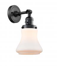 Innovations Lighting 203SW-BK-G191-LED - Bellmont - 1 Light - 7 inch - Matte Black - Adjustable Sconce