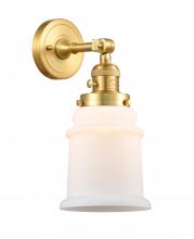 Innovations Lighting 203SW-SG-G181 - Canton - 1 Light - 7 inch - Satin Gold - Adjustable Sconce