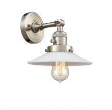 Innovations Lighting 203SW-SN-G1 - Halophane - 1 Light - 9 inch - Brushed Satin Nickel - Adjustable Sconce