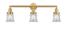 Innovations Lighting 205-SG-G182S - Canton - 3 Light - 30 inch - Satin Gold - Bath Vanity Light