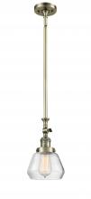 Innovations Lighting 206-AB-G172 - Fulton - 1 Light - 7 inch - Antique Brass - Stem Hung - Adjustable Mini Pendant