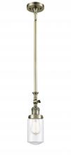 Innovations Lighting 206-AB-G312 - Dover - 1 Light - 5 inch - Antique Brass - Stem Hung - Adjustable Mini Pendant